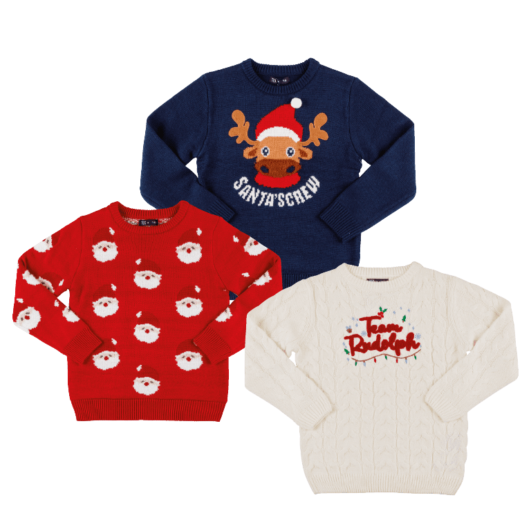 Pull de Noël 3D bébé