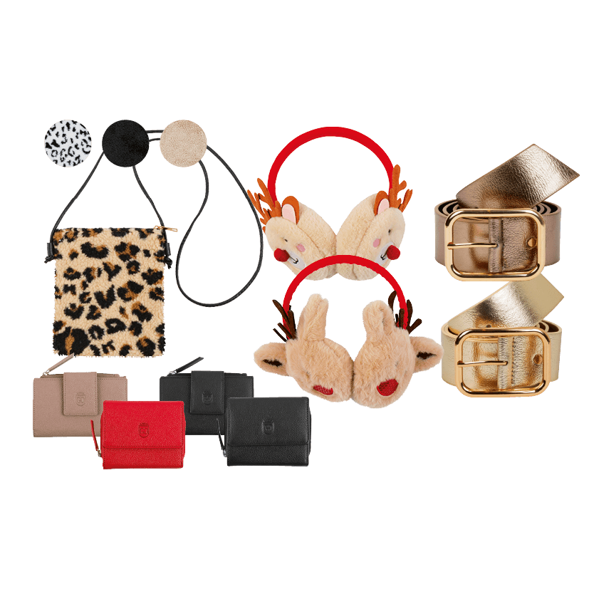 Assortiment d'accessoires dame