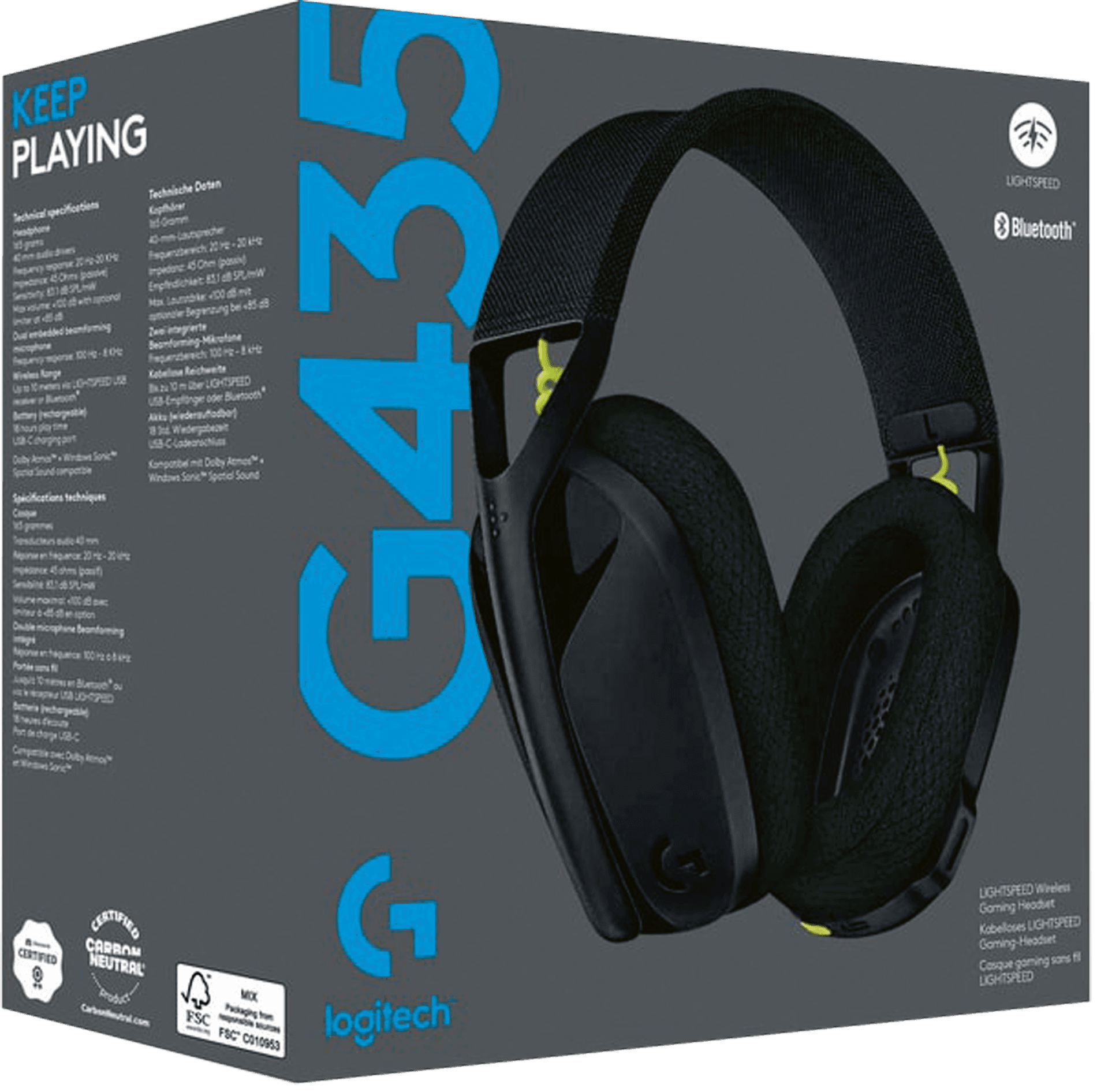 Casque gaming sans fil G435