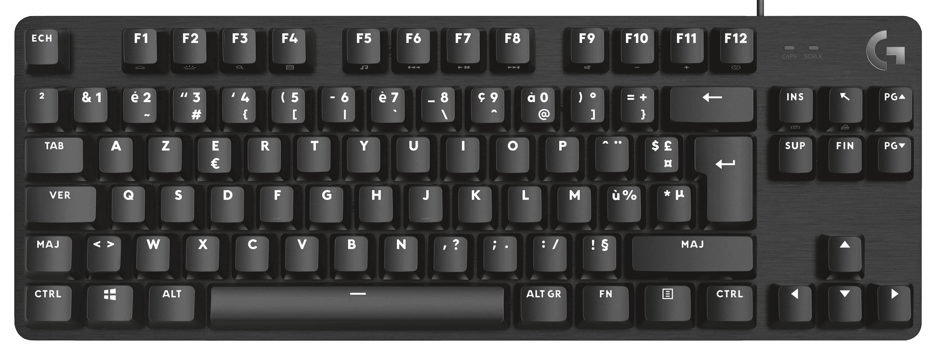 Clavier gaming rétroéclairé mécanique G413